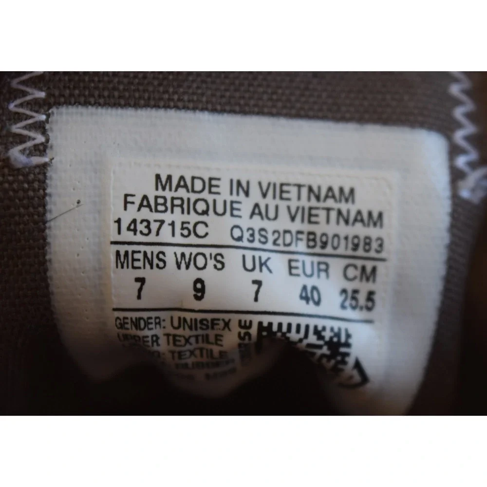 Converse Chuck Taylor All Star Unisex 9W/7M Grey Mint Low Top Double Tongue - Picture 6 of 10